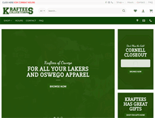 Tablet Screenshot of kraftees.com